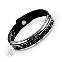 Bransoleta 0125 Silver Blue CR MOL