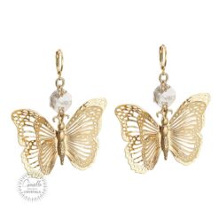 Kolczyki Butterfly Crystal SSHA